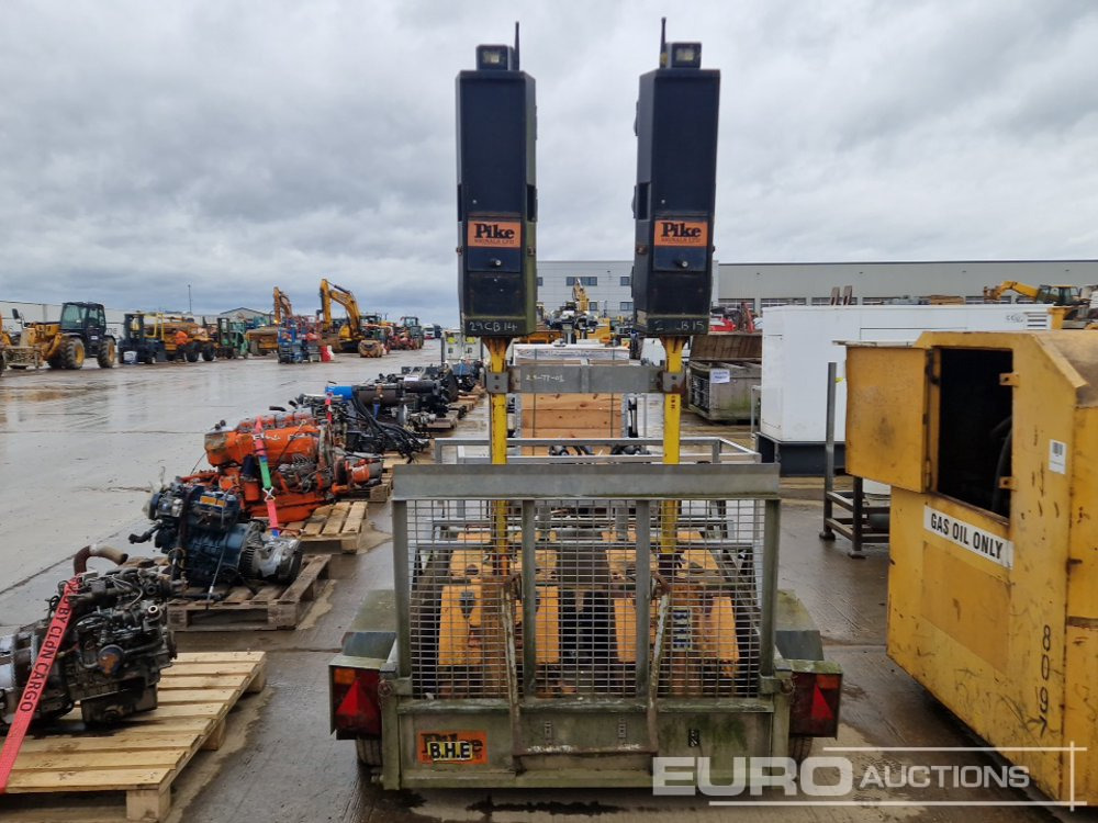 Pike Single Axle Traffic Light System Trailer, Ramp - Remorcă transport utilaje: Foto 4 Pike Single Axle Traffic Light System Trailer, Ramp - Remorcă transport utilaje: Foto 4