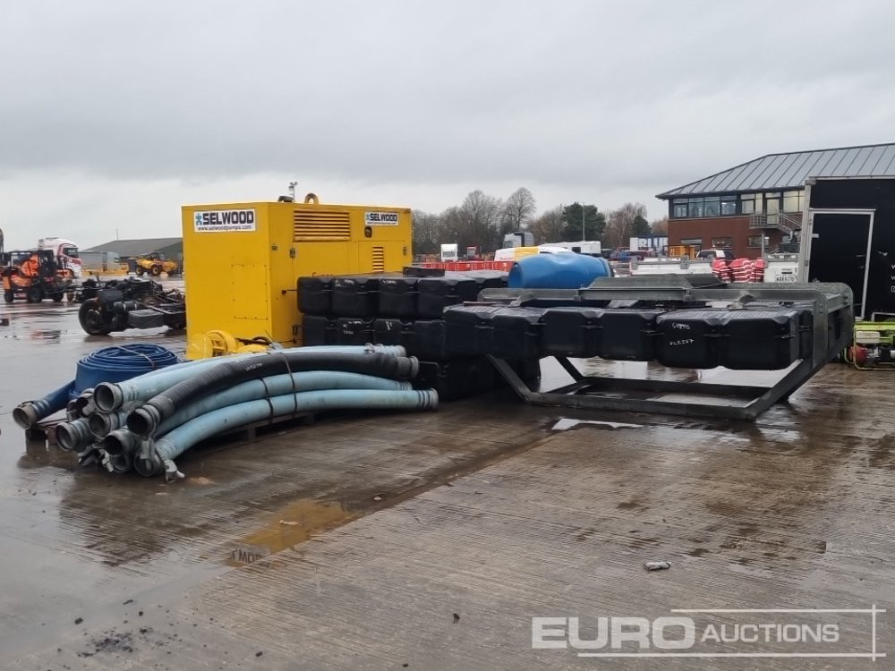 Selwood Hydraulic Pump, Iveco Engine, 6" Hydraulic Submersible Waterpump & Hoses, Pallet of Lay Flat Hoses, Pallet of 6" Hoses, Flotation Pontoon & Floats - Pompă de apă: Foto 3 Selwood Hydraulic Pump, Iveco Engine, 6" Hydraulic Submersible Waterpump & Hoses, Pallet of Lay Flat Hoses, Pallet of 6" Hoses, Flotation Pontoon & Floats - Pompă de apă: Foto 3