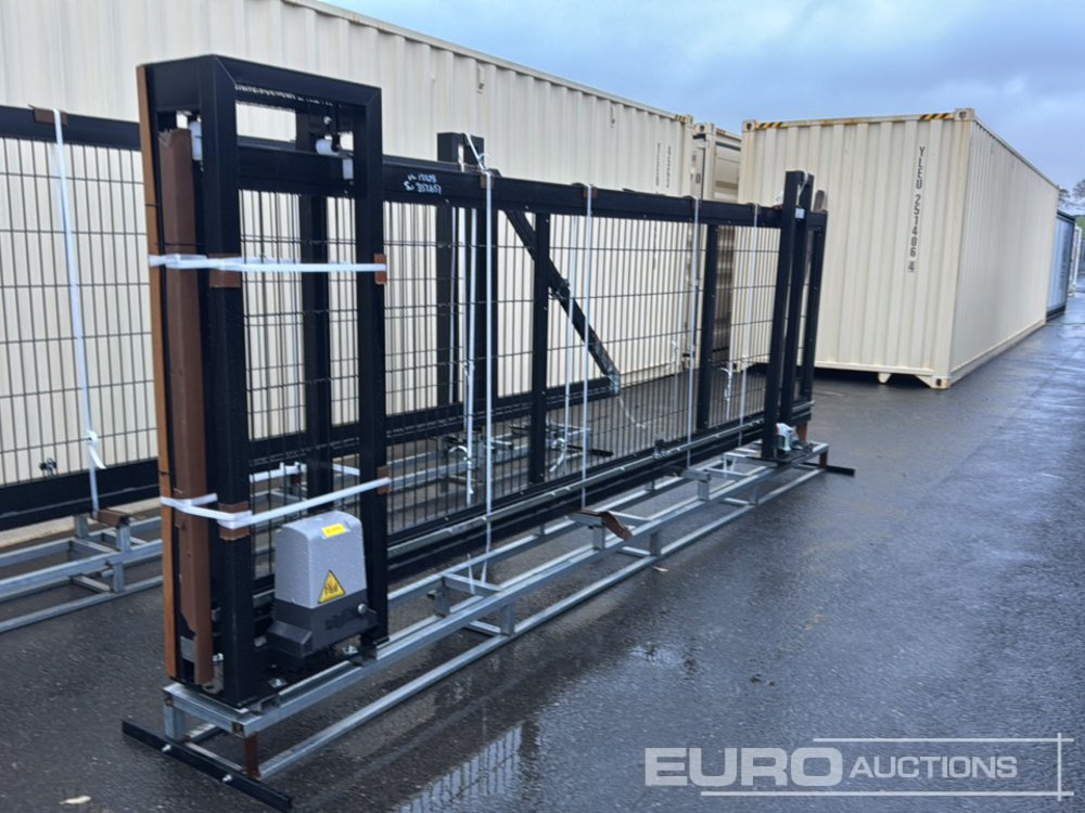 Unused 14’ Cantilever Mesh Gate, Automation System, 5 Key Fobs, 2 Security Sensors - Echipamente de constructii: Foto 1 Unused 14’ Cantilever Mesh Gate, Automation System, 5 Key Fobs, 2 Security Sensors - Echipamente de constructii: Foto 1