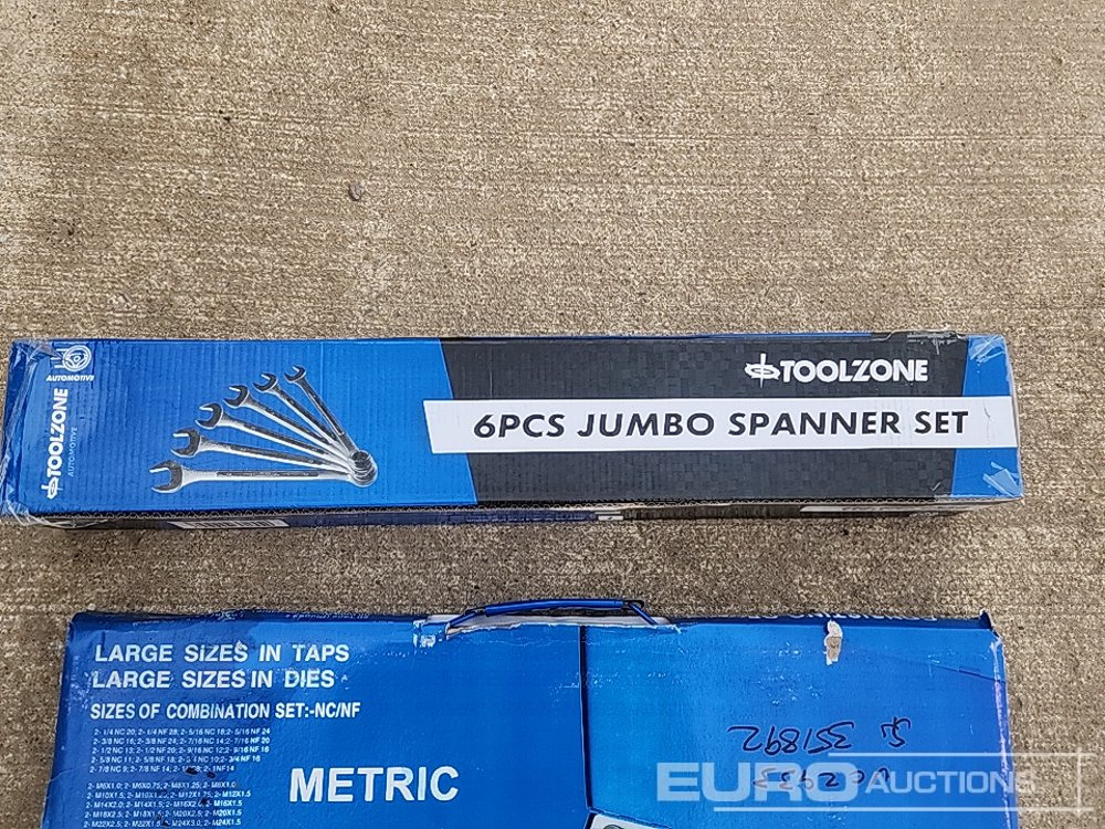 Echipament de atelier Unused 6Pc Jumbo Spanner Set & 45Pc Tap & Die Set (2 of): Foto 7 Echipament de atelier Unused 6Pc Jumbo Spanner Set & 45Pc Tap & Die Set (2 of): Foto 7