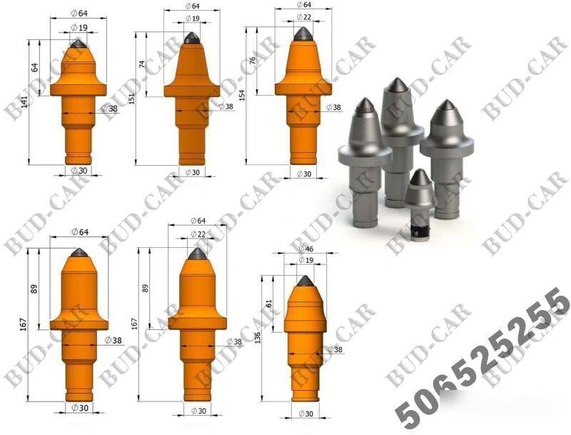 Piesă de schimb pentru Utilaje pentru frezare nou New węglikiem spiekanym Rock Combo for asphalt milling machine: Foto 13 Piesă de schimb pentru Utilaje pentru frezare nou New węglikiem spiekanym Rock Combo for asphalt milling machine: Foto 13