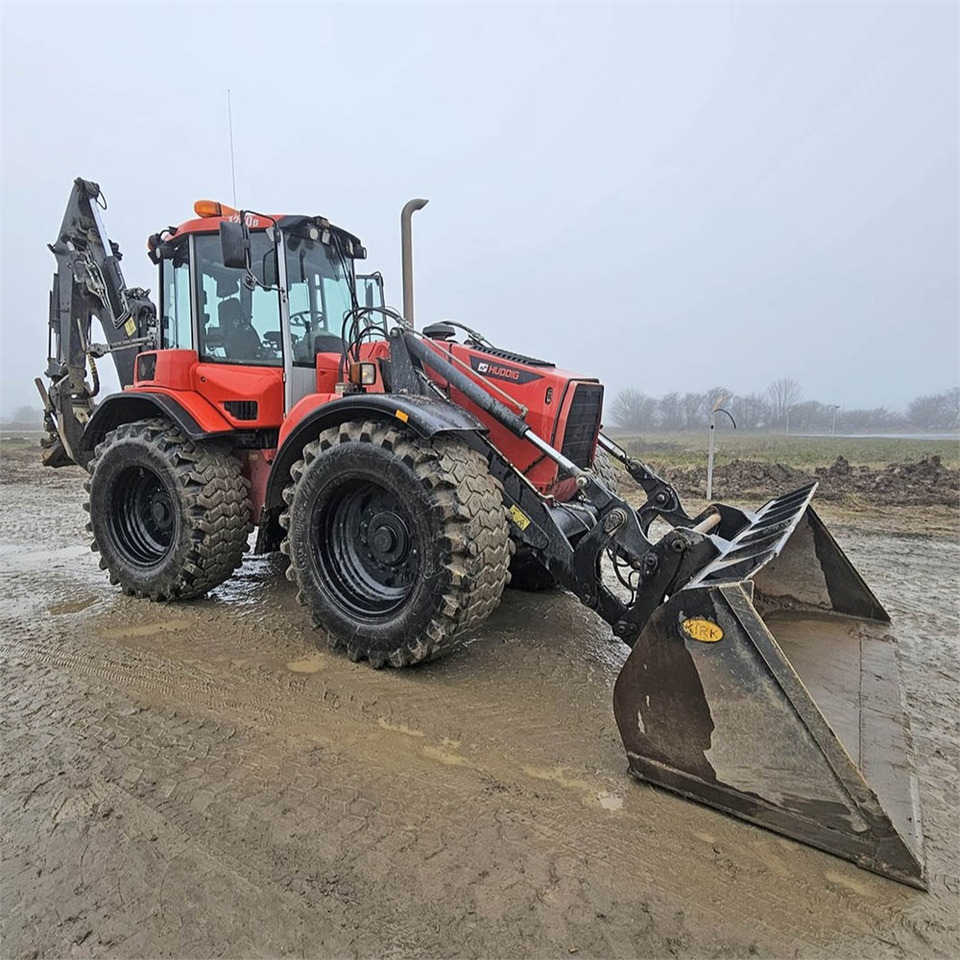 Huddig 1260 B - Buldoexcavator: Foto 1 Huddig 1260 B - Buldoexcavator: Foto 1