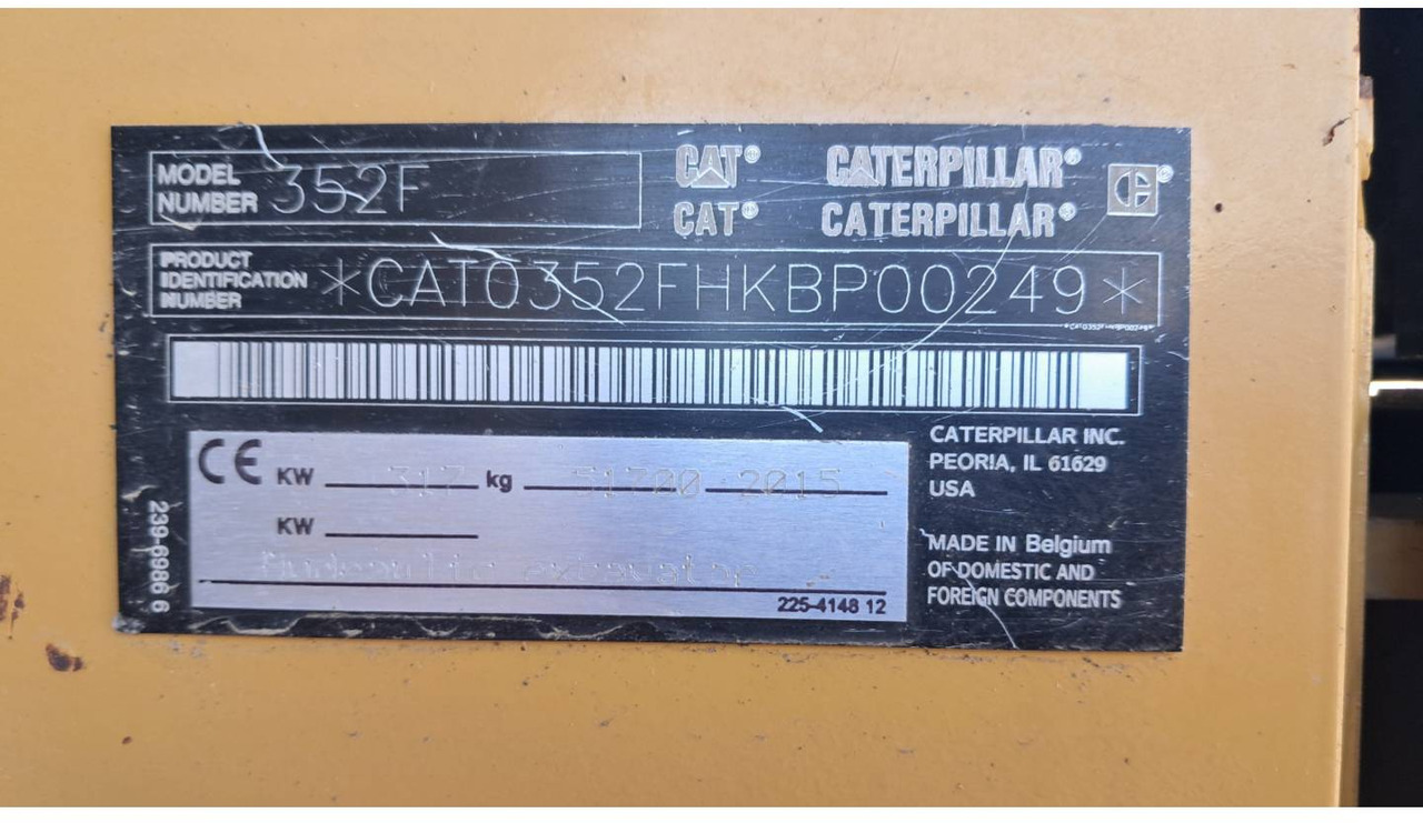 Excavator pe şenile CAT 352F: Foto 6 Excavator pe şenile CAT 352F: Foto 6