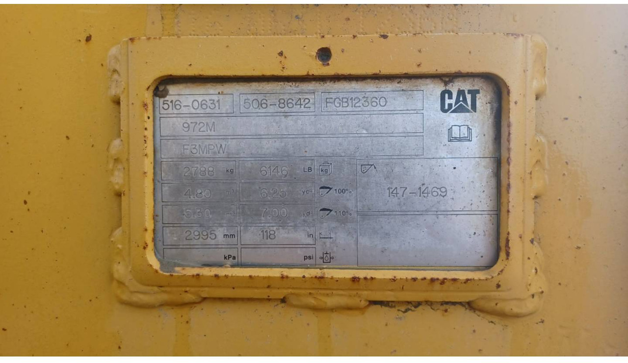 Încărcător frontal pe pneuri CAT 972M: Foto 10 Încărcător frontal pe pneuri CAT 972M: Foto 10