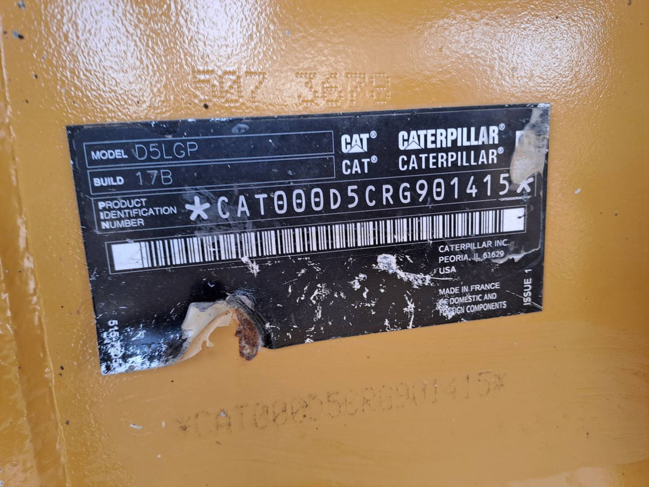 Buldozer CAT D5: Foto 12 Buldozer CAT D5: Foto 12