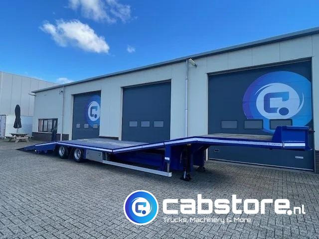 TURBO'S HOET SC22AA 2-assige oprij trailer Machine transporter - Uitschuif ramp !! - Year 2017 - Good condition - - Semiremorcă transport auto: Foto 5 TURBO'S HOET SC22AA 2-assige oprij trailer Machine transporter - Uitschuif ramp !! - Year 2017 - Good condition - - Semiremorcă transport auto: Foto 5