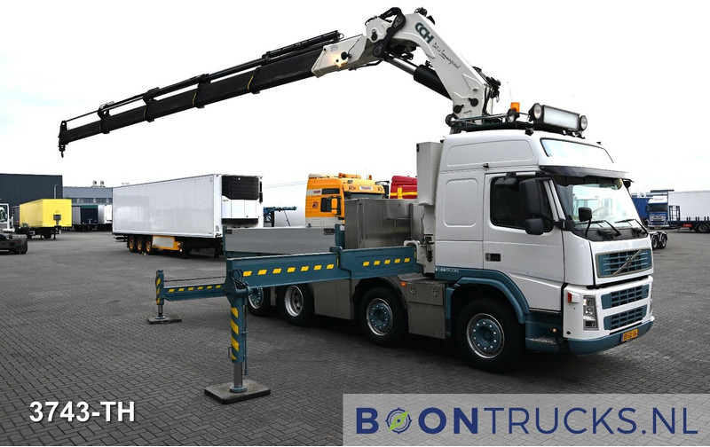 Volvo FM 480 8x2 R + HMF THOR 8520 K5 | 85 T/M CRANE * WINCH * MANUAL * NL TRUCK * TOP! - Cap tractor: Foto 3 Volvo FM 480 8x2 R + HMF THOR 8520 K5 | 85 T/M CRANE * WINCH * MANUAL * NL TRUCK * TOP! - Cap tractor: Foto 3