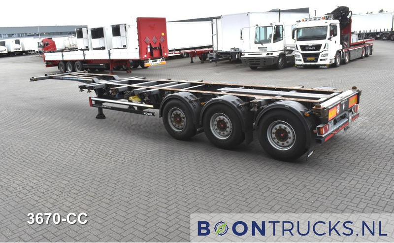 Kögel PORT 40 SIMPLEX 20 | 2x20-30-40ft HC * LIFT AXLE * SAF / DISC * EXTENDABLE REAR * MOT 02-2026 - Semiremorcă transport containere/ Swap body: Foto 3 Kögel PORT 40 SIMPLEX 20 | 2x20-30-40ft HC * LIFT AXLE * SAF / DISC * EXTENDABLE REAR * MOT 02-2026 - Semiremorcă transport containere/ Swap body: Foto 3