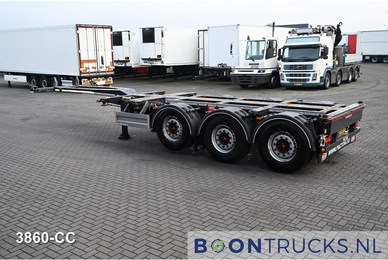 Pacton ET3 | 2x20-30-40-45ft HC * 2x EXTENDABLE * LIFT AXLE * NL TRAILER * APK 06-2026 - Semiremorcă transport containere/ Swap body: Foto 3 Pacton ET3 | 2x20-30-40-45ft HC * 2x EXTENDABLE * LIFT AXLE * NL TRAILER * APK 06-2026 - Semiremorcă transport containere/ Swap body: Foto 3