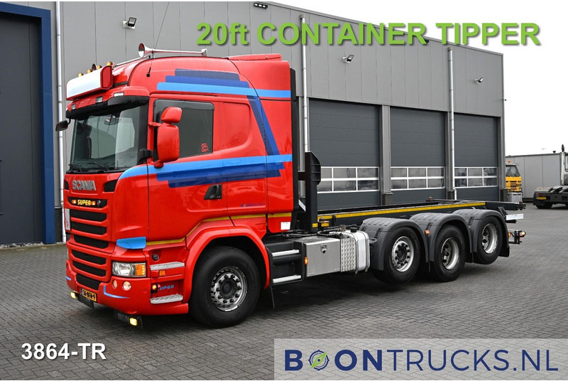 Scania R450 8x2 | EURO6 * CONTAINER TRANSPORT * 20ft TIPPING * NL TRUCK * APK 02-2026 - Camion transport containere/ Swap body: Foto 1 Scania R450 8x2 | EURO6 * CONTAINER TRANSPORT * 20ft TIPPING * NL TRUCK * APK 02-2026 - Camion transport containere/ Swap body: Foto 1