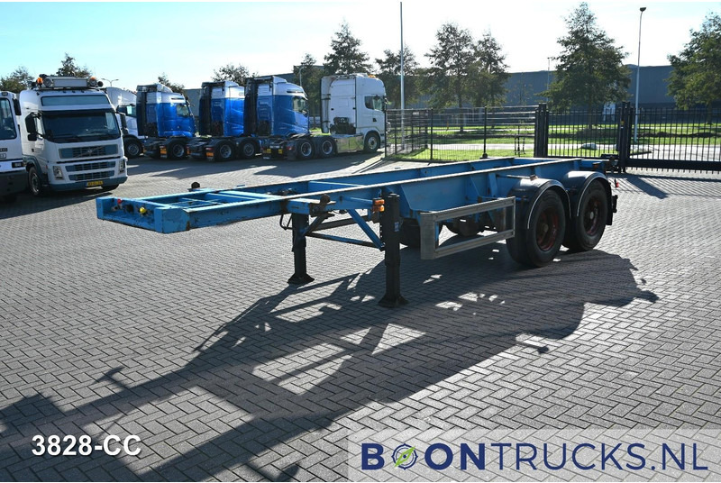 Schweriner Nutzfahrzeuge CS 20 CHASSIS | 20ft * STEEL SUSPENSION * BPW/DRUM * 9x AVAILABLE - Semiremorcă transport containere/ Swap body: Foto 4 Schweriner Nutzfahrzeuge CS 20 CHASSIS | 20ft * STEEL SUSPENSION * BPW/DRUM * 9x AVAILABLE - Semiremorcă transport containere/ Swap body: Foto 4