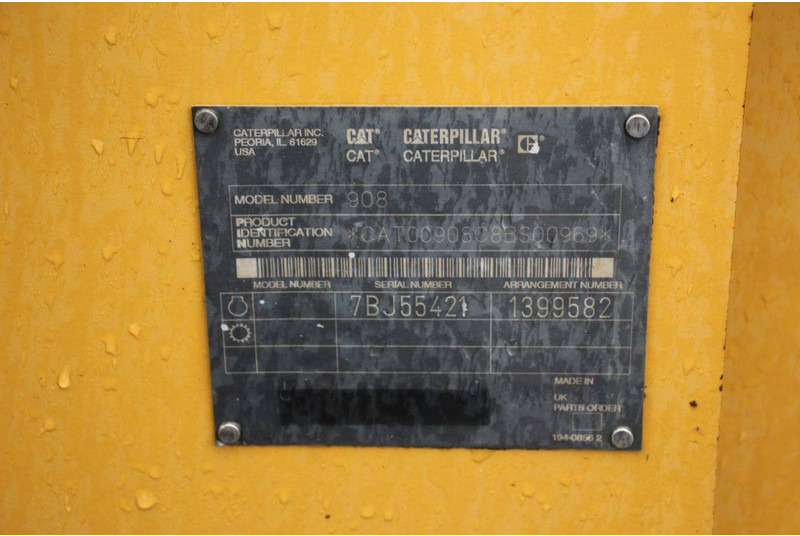 Încărcător frontal pe pneuri Caterpillar 908: Foto 14 Încărcător frontal pe pneuri Caterpillar 908: Foto 14