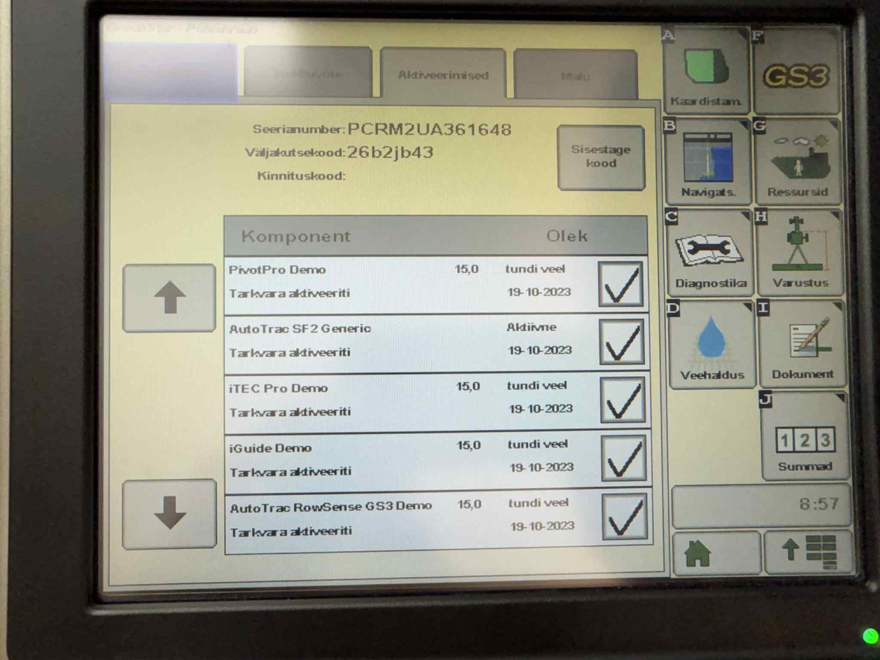 JOHN DEERE Starfire - Sistem de navigare pentru Tractor agricol: Foto 5 JOHN DEERE Starfire - Sistem de navigare pentru Tractor agricol: Foto 5