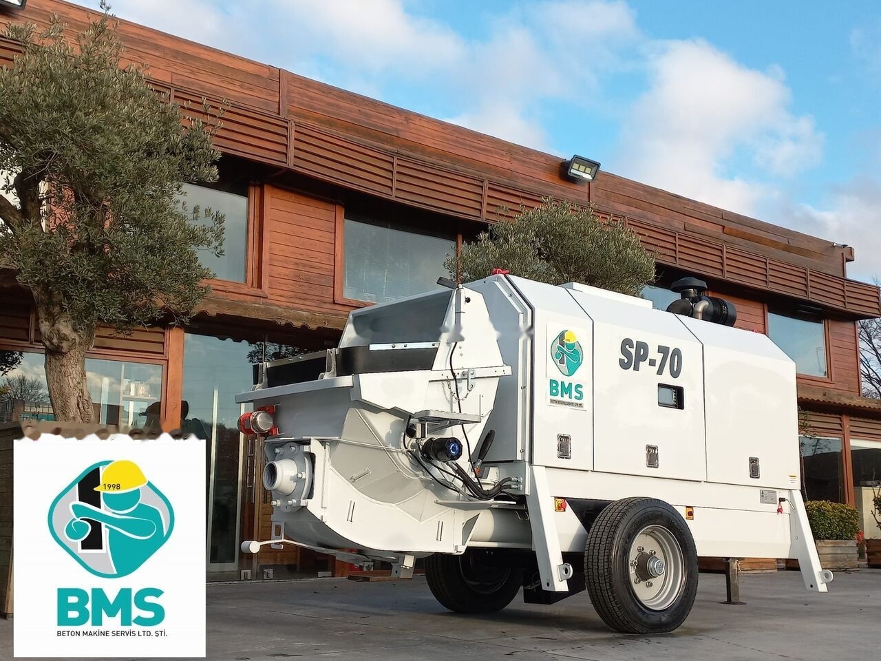BMS BSP SP70 - Pompă de beton staționară: Foto 1 BMS BSP SP70 - Pompă de beton staționară: Foto 1