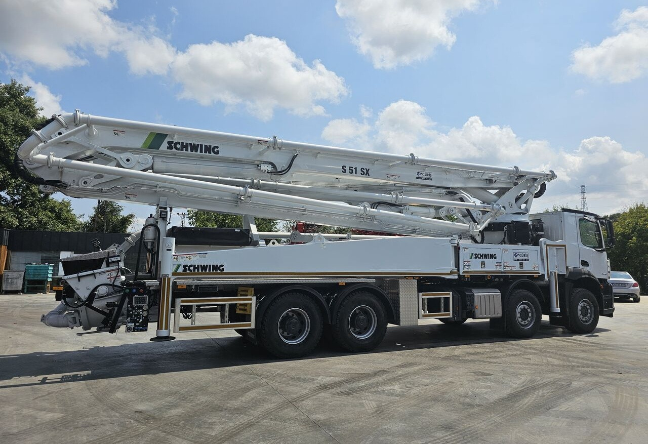 Mercedes-Benz Arocs 4443 - Autopompă de beton: Foto 1 Mercedes-Benz Arocs 4443 - Autopompă de beton: Foto 1