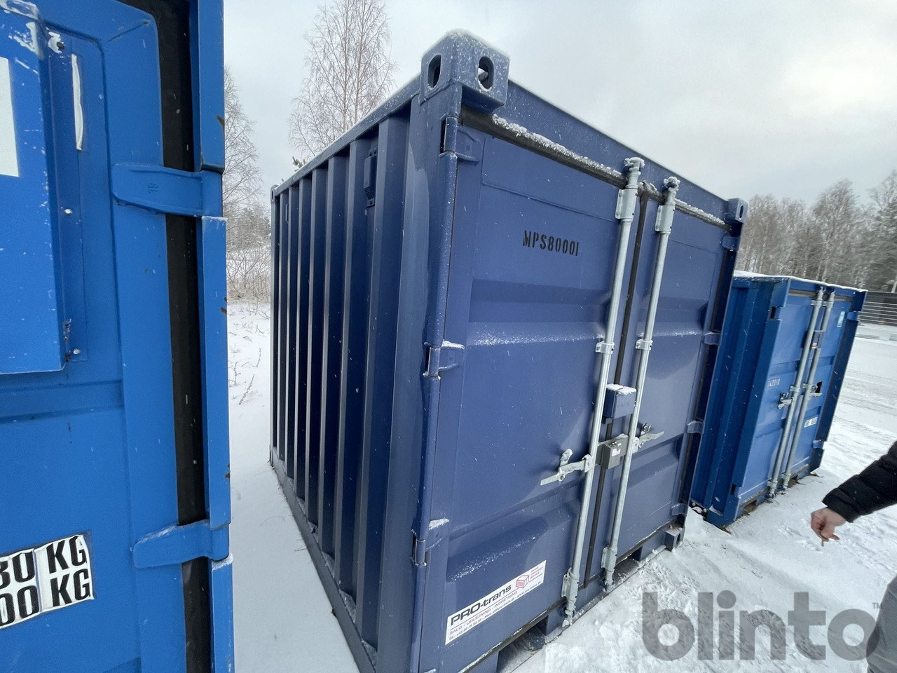 10 fot med dörr som har låskista - Container maritim: Foto 2 10 fot med dörr som har låskista - Container maritim: Foto 2