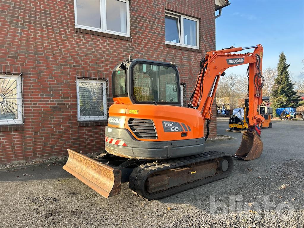 DOOSAN DX 63-3 (2018) - Mini excavator: Foto 3 DOOSAN DX 63-3 (2018) - Mini excavator: Foto 3