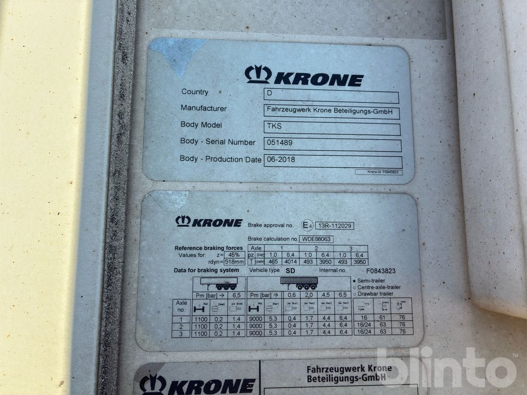 Semiremorcă frigider KRONE: Foto 23