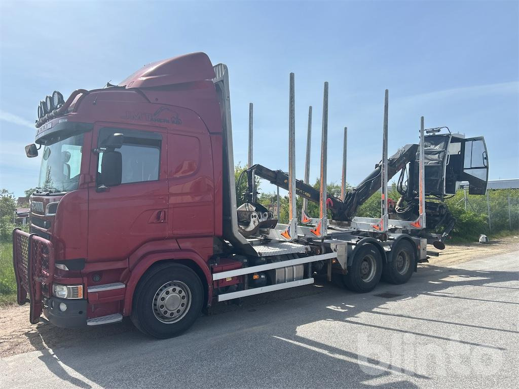 SCANIA R580 - Jonsered 1080 79R - Camion forestier: Foto 1 SCANIA R580 - Jonsered 1080 79R - Camion forestier: Foto 1