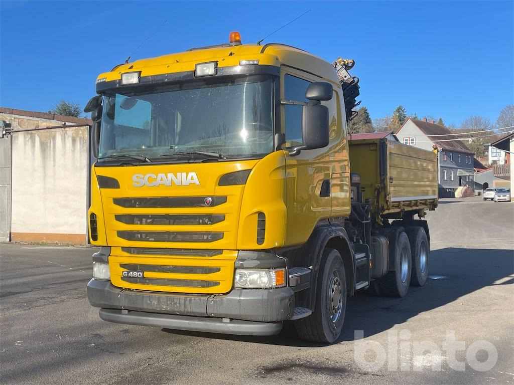 Scania G480 (2013) / HIAB 166 ES-4 HiDou - Camion basculantă, Camion cu macara: Foto 1 Scania G480 (2013) / HIAB 166 ES-4 HiDou - Camion basculantă, Camion cu macara: Foto 1