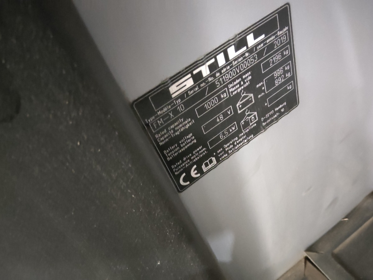 Still FM-X10 - Stivuitor cu catarg retractabil: Foto 5 Still FM-X10 - Stivuitor cu catarg retractabil: Foto 5