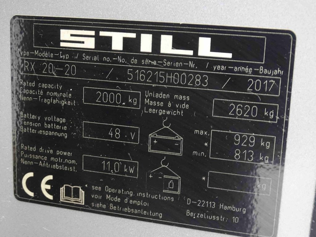 Still RX20-20 - Electrostivuitor: Foto 5 Still RX20-20 - Electrostivuitor: Foto 5