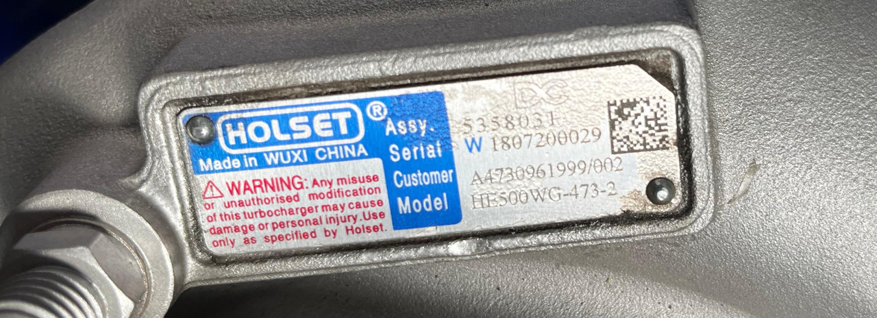 Mercedes Benz Turbocharger Actros MP4 A4730961999 - Turbocompresor pentru Camion: Foto 5 Mercedes Benz Turbocharger Actros MP4 A4730961999 - Turbocompresor pentru Camion: Foto 5