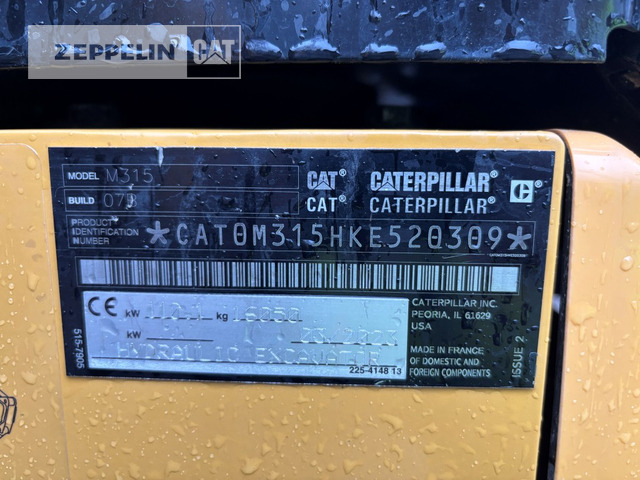 Cat M315-07A - Excavator pe roţi: Foto 2 Cat M315-07A - Excavator pe roţi: Foto 2