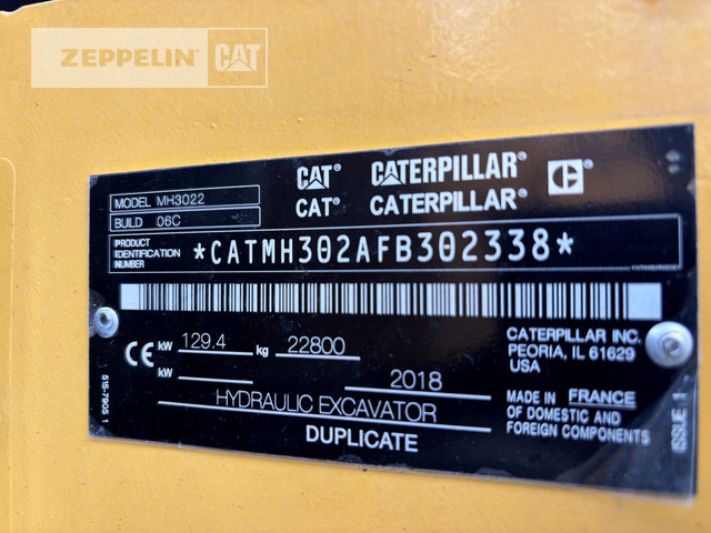 Cat MH3022-06C - Excavator pentru manipulare de materiale: Foto 5 Cat MH3022-06C - Excavator pentru manipulare de materiale: Foto 5