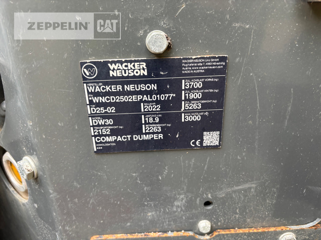 Wacker DW30 - Camion articulat: Foto 2 Wacker DW30 - Camion articulat: Foto 2