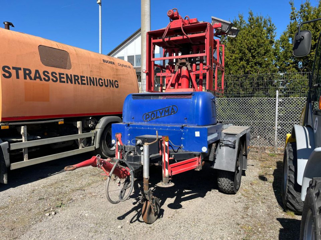 Polyma Geräteanhänger PL 16-9 Spezialanhänger Lichtmast - Remorcă platformă: Foto 1 Polyma Geräteanhänger PL 16-9 Spezialanhänger Lichtmast - Remorcă platformă: Foto 1