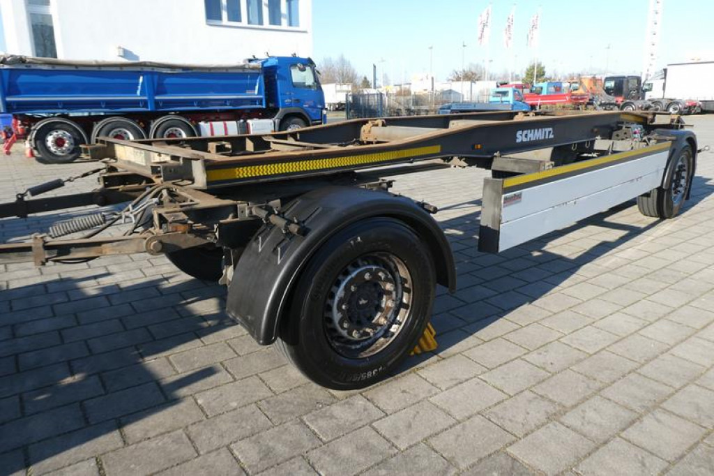 SCHMITZ GOTHA Abrollcontainernanhänger ACF 18 Containeranhänger S -Schlitten - Remorcă abroll/ Skiploader: Foto 1 SCHMITZ GOTHA Abrollcontainernanhänger ACF 18 Containeranhänger S -Schlitten - Remorcă abroll/ Skiploader: Foto 1
