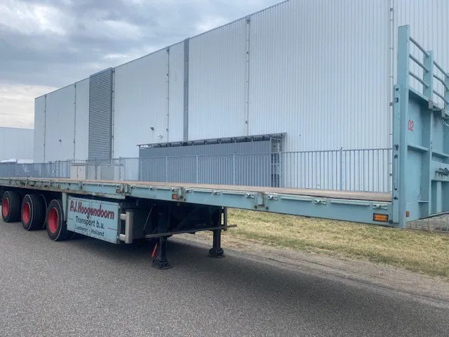Floor open oplegger 3 asser uitschuifbaar, 2 x stuur, 1 x liftas - Semiremorcă platformă: Foto 2 Floor open oplegger 3 asser uitschuifbaar, 2 x stuur, 1 x liftas - Semiremorcă platformă: Foto 2